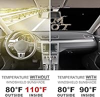 Vista 4 de I Am Groot - Parasol para parabrisas de automóvil, bloquea los rayos UV, mantiene el vehículo fresco, 55 x 30 pulgadas