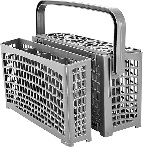 Cenipar Cesta Universal para Cubiertos de Lavavajillas 2 en 1 Cesta para Utensilios Compatible con Lavavajillas Bosch Maytag Kenmore Whirlpool