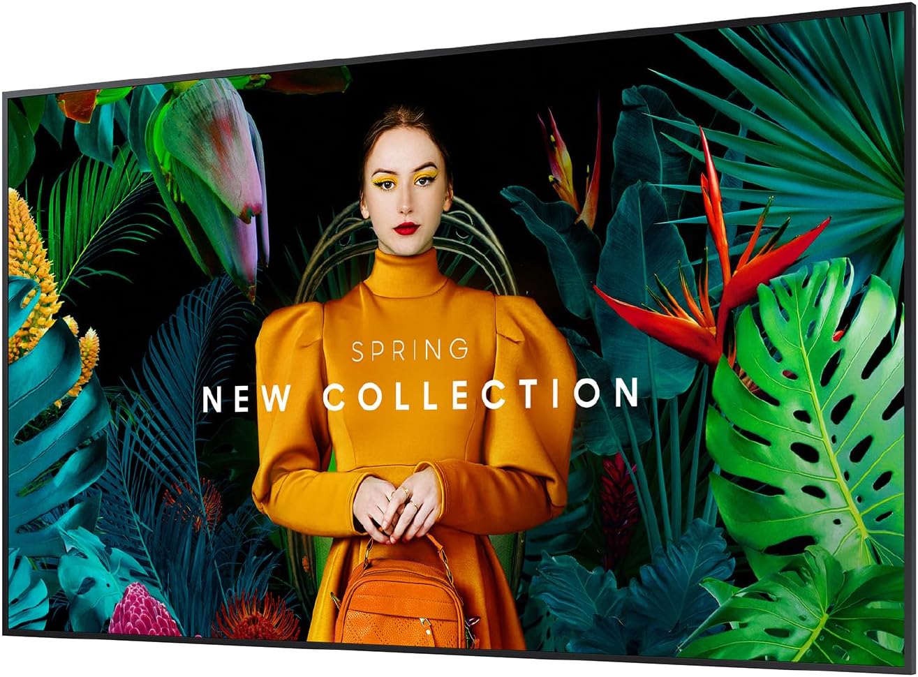 Samsung QHC LFD 75” Display, QH75C, UHD Signage, 28.5 mm Depth, Dynamic Crystal Color, Quantum Processor Lite 4K, SmartView+, Smart Calibration, LH75QHCEBGCXGO, 2023