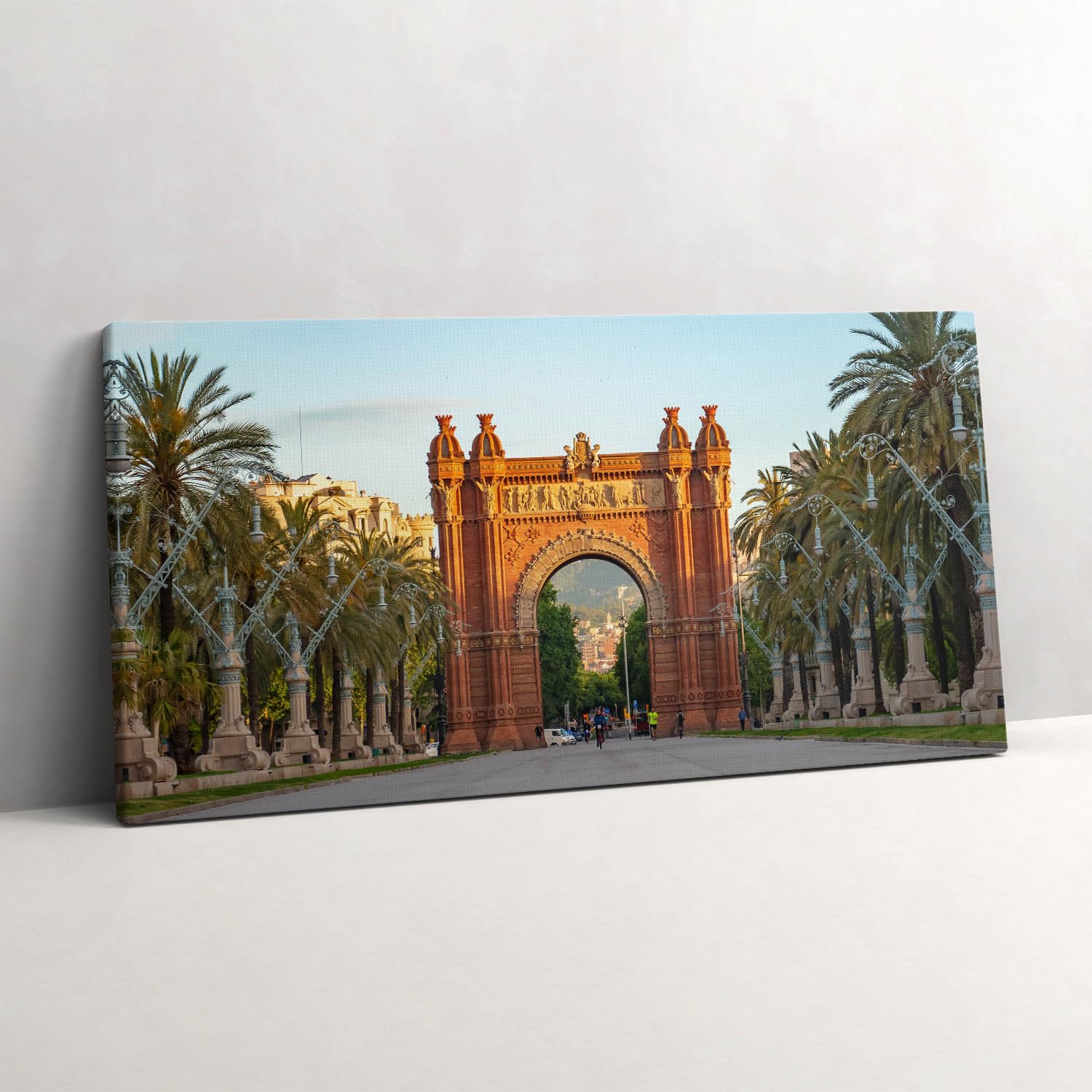 Tableau Arc de Triomphe Barcelone 120x60cm de Wallfluent pour salon