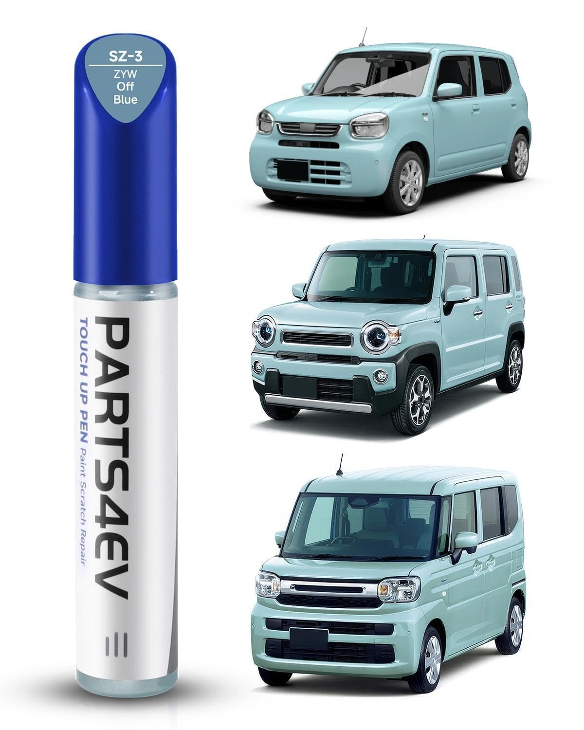 Amazon.co.jp: スズキ車対応 ZYW オフブルー 専用補修ペン｜褪色した