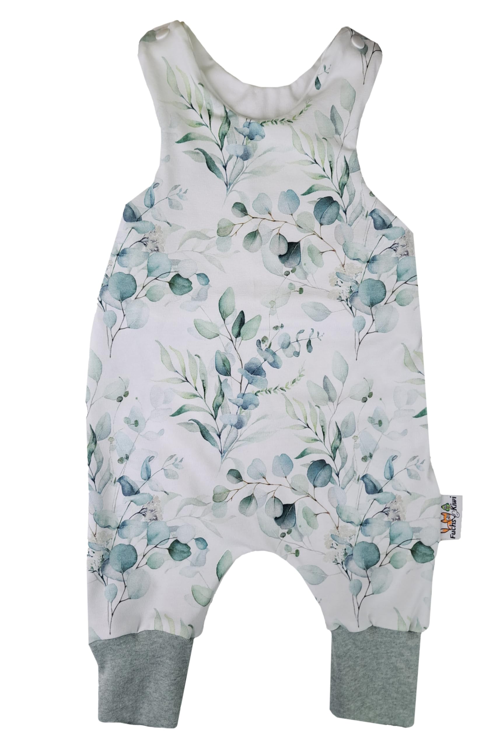 Fuchs & Kiwi Baby Strampler Set mit Halstuch für Neugeborene Jungen & Mädchen - Öko-Tex, Handmade in Berlin - Baby Erstausstattung mit Babylätzchen - Für jede Jahreszeit