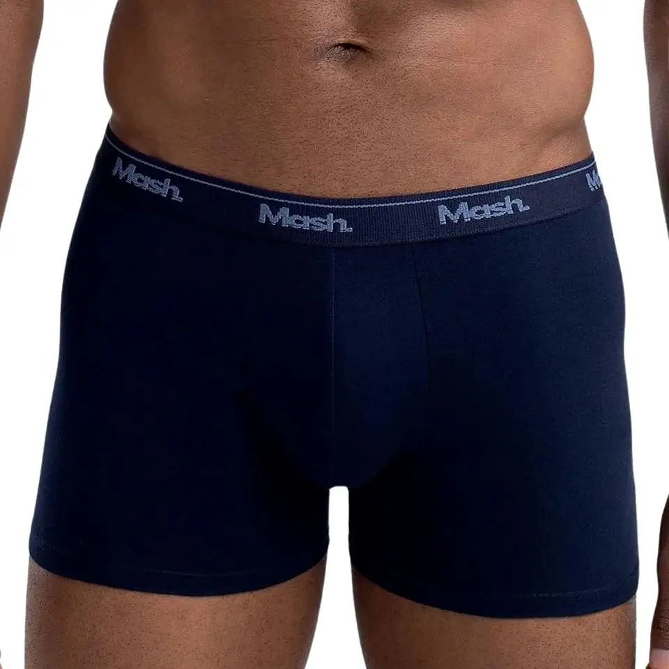 Cueca Boxer Cotton Clássica Masculina Mash Adulto