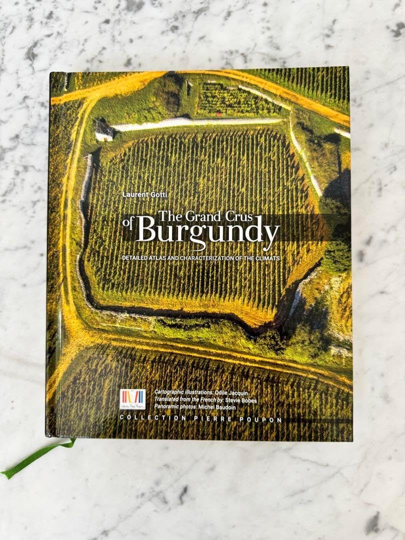 限定The Grand Crus of Burgundy英語版ワイン地図本 ワインの世界地図 |