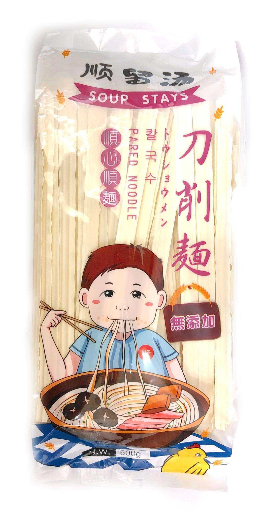 Amazon.co.jp: 友盛貿易 順留湯 刀削麺(トウショウメン) 500g ×6個 