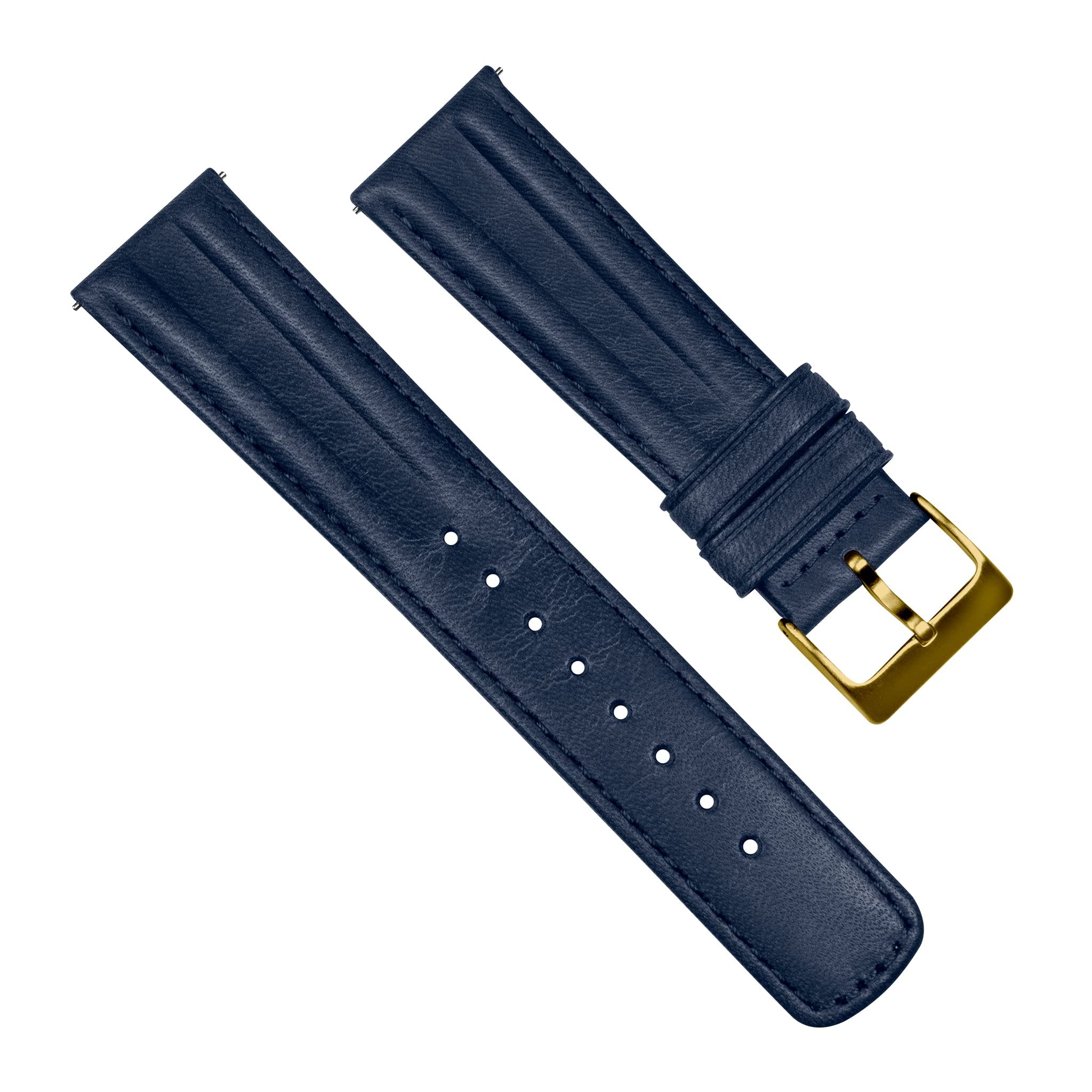 Barton Racing &amp; Rally Horween Leather Straps with Integrated Quick Release Spring Bars - Watch Bands