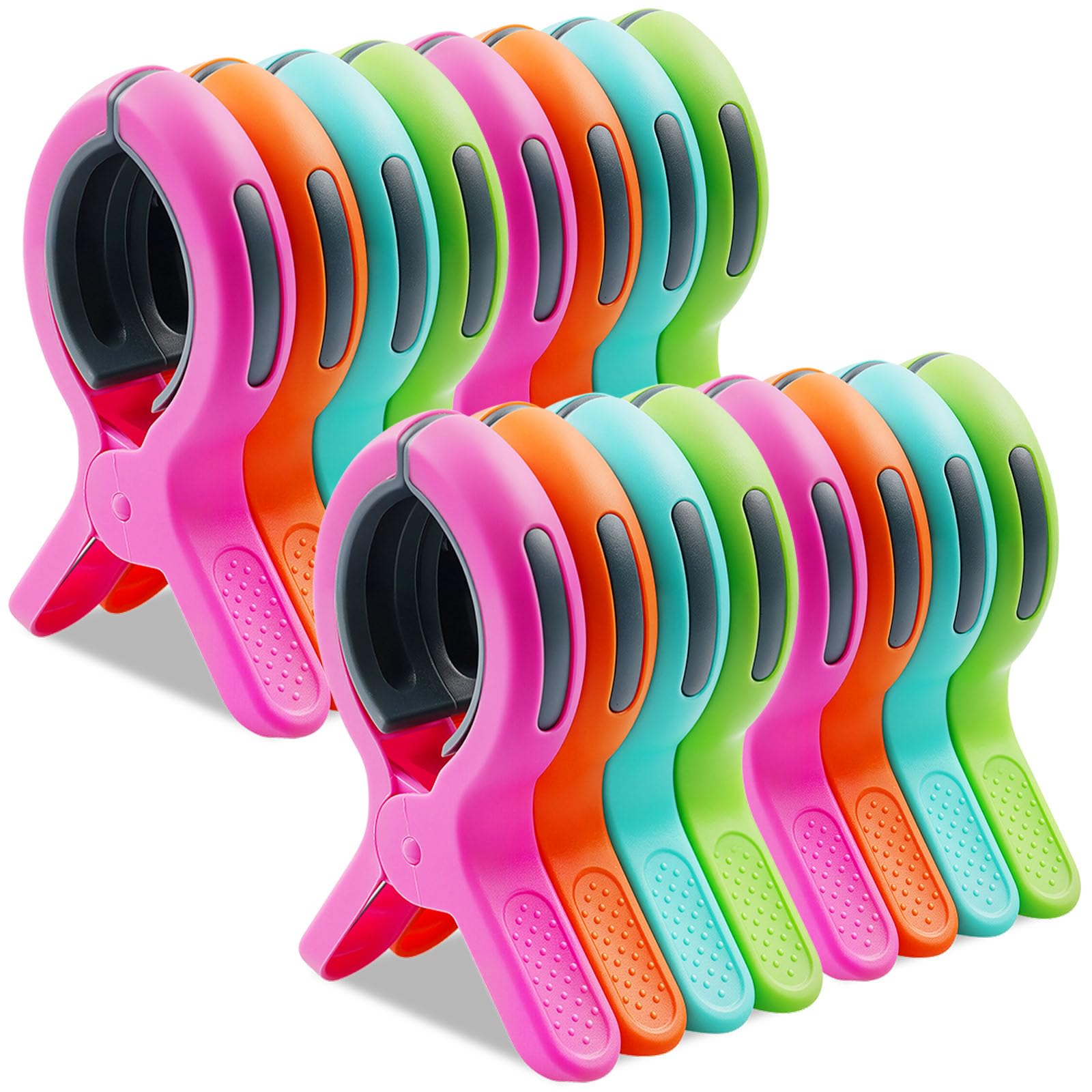 HiGift 16 Pack Large Beach Towel Clips