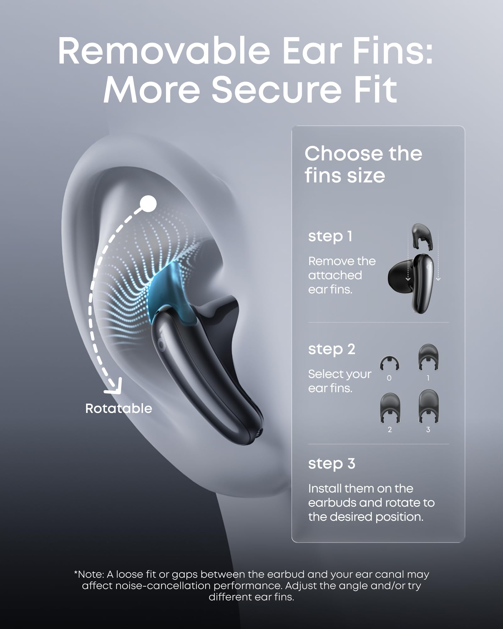 Soundcore Liberty Buds di Anker, Design Semi-Intrauricolare con Alette Rimovibili, Cancellazione Adattiva del Rumore, Ricarica Rapida, Auricolari Bluetooth Wireless con Traduzione, 30 Ore di Autonomia | Pinne rimovibili, cancellazione attiva del rumore in