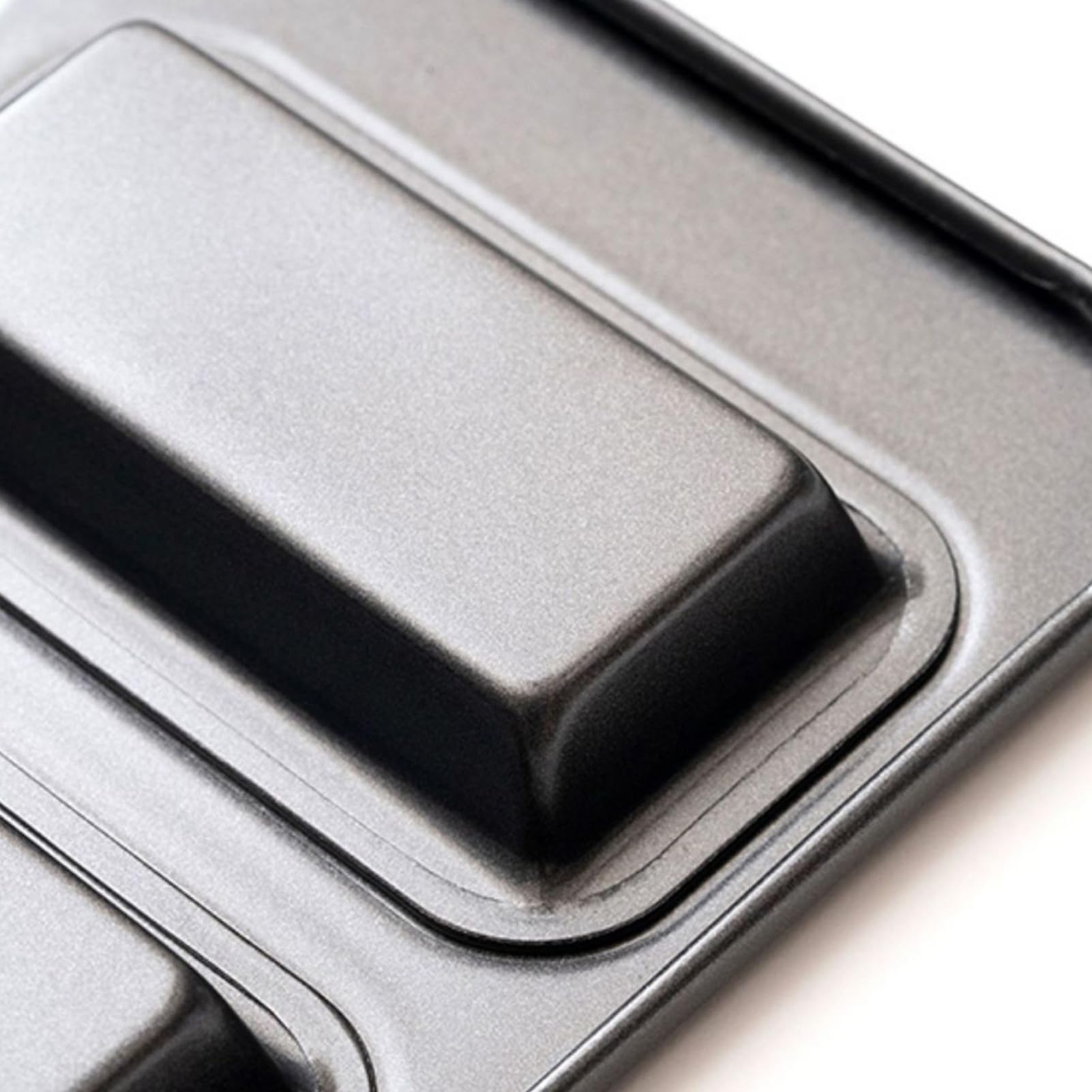 Mini moules de cuisson rectangulaires non couchés à 8 cavités pour cheesecakes, brownies, muffins, cupcakes, gâteaux au café