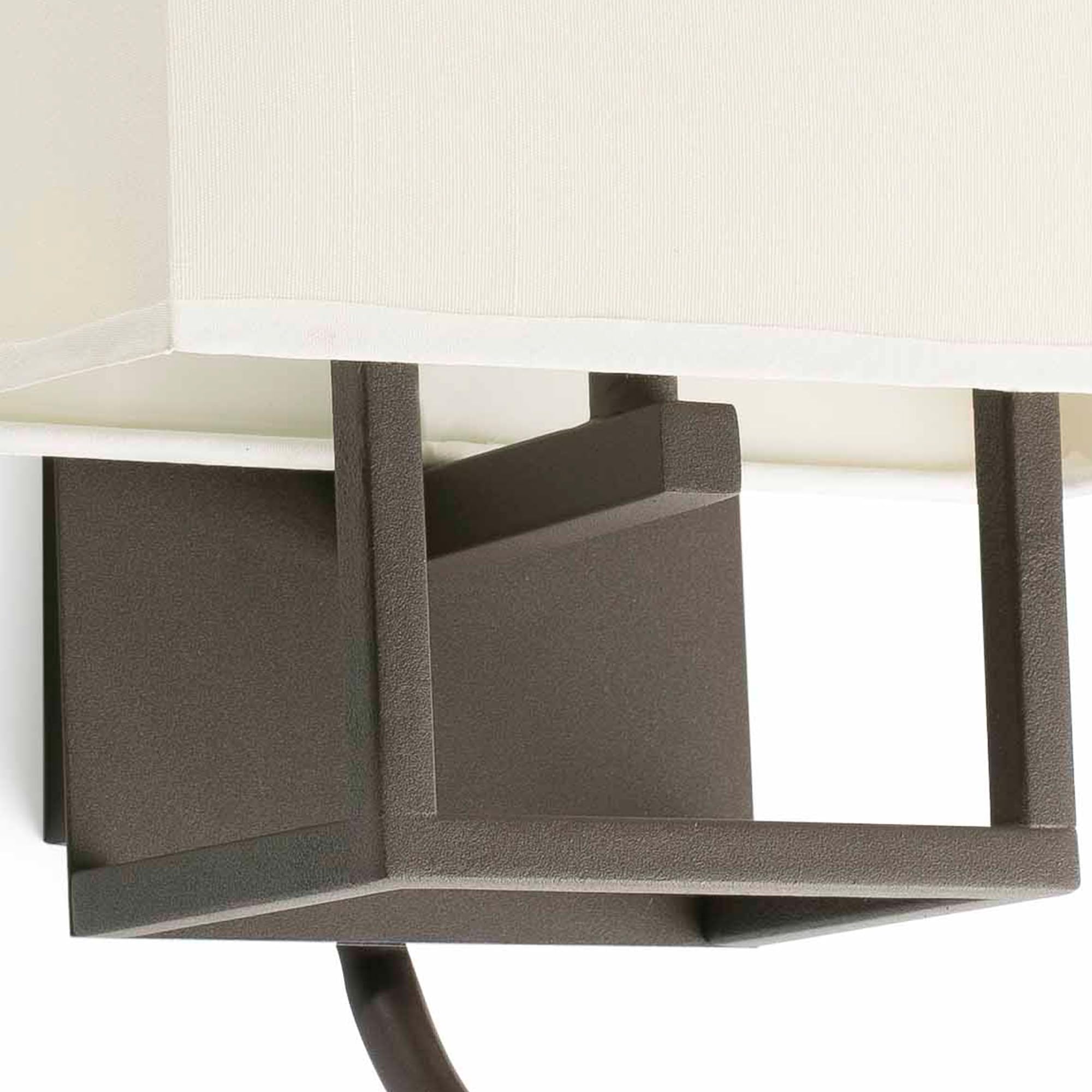 Faro Barcelona 29983 - VESPER Applique brun et beige avec lecteur LED