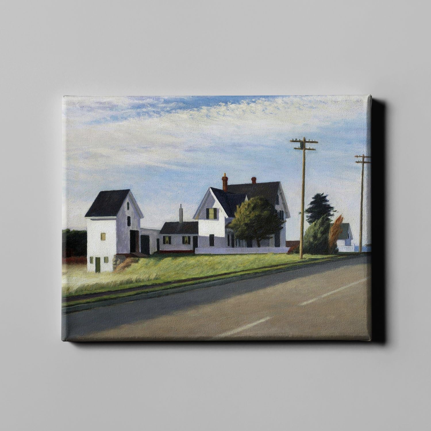 Toile Edward Hopper Route 6 Eastham nostalgie américaine - 5