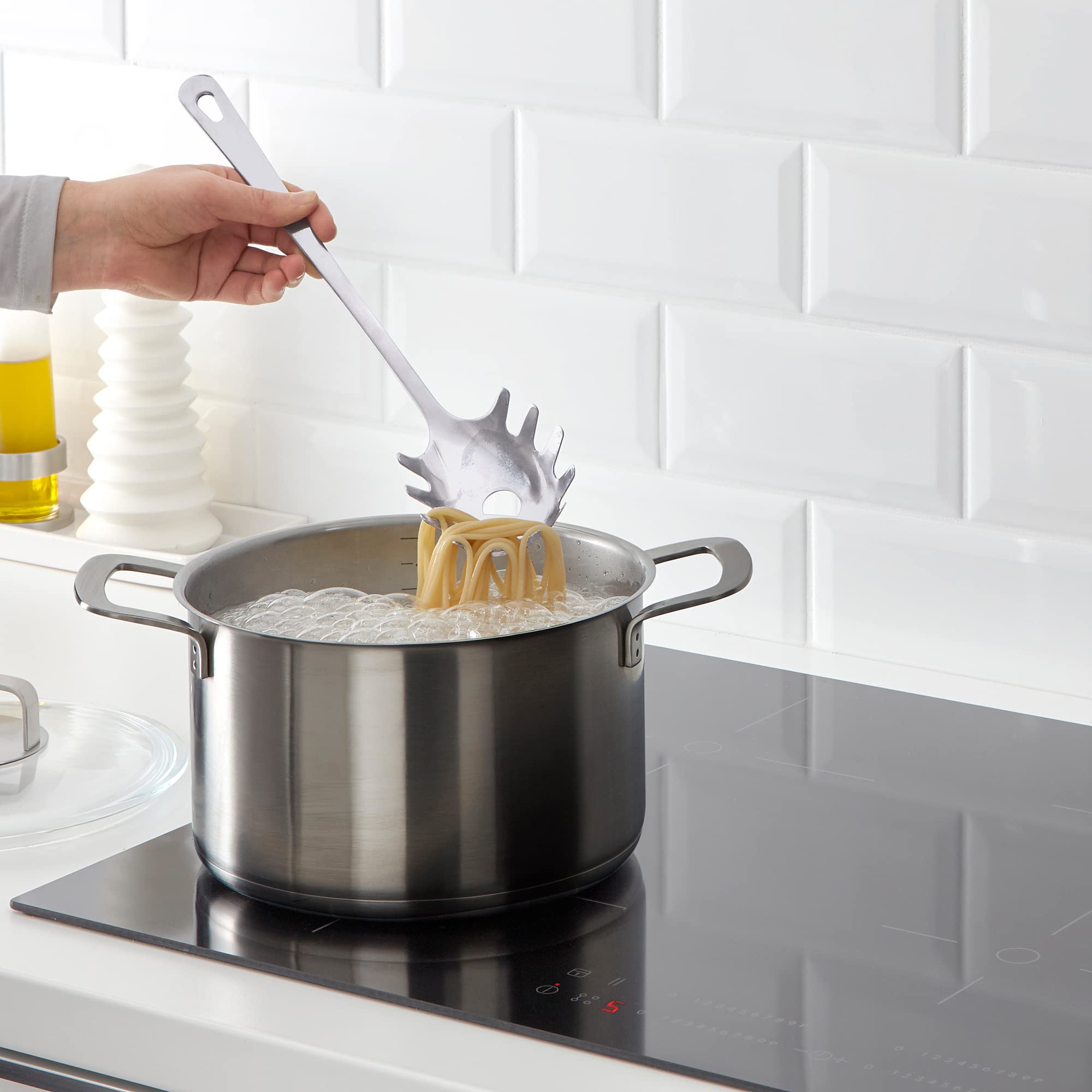 Ikea Grunka 4 parça mutfak gereci seti, paslanmaz çelik