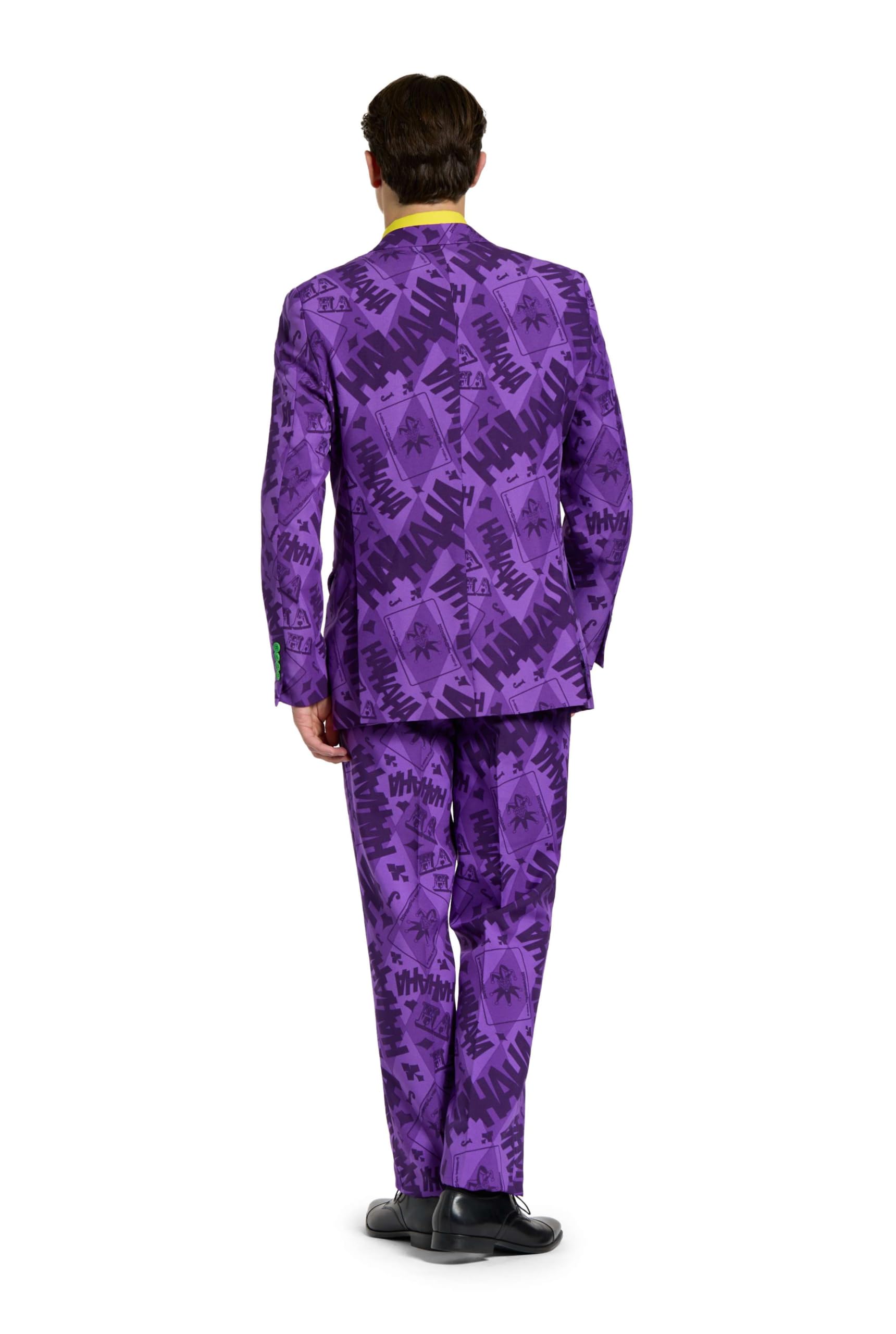 OppoSuits Konzessioniert Superheld Halloween Anzüge für Herren - Komplettes Set: Jackett, Hose und Krawatte,violett ,50