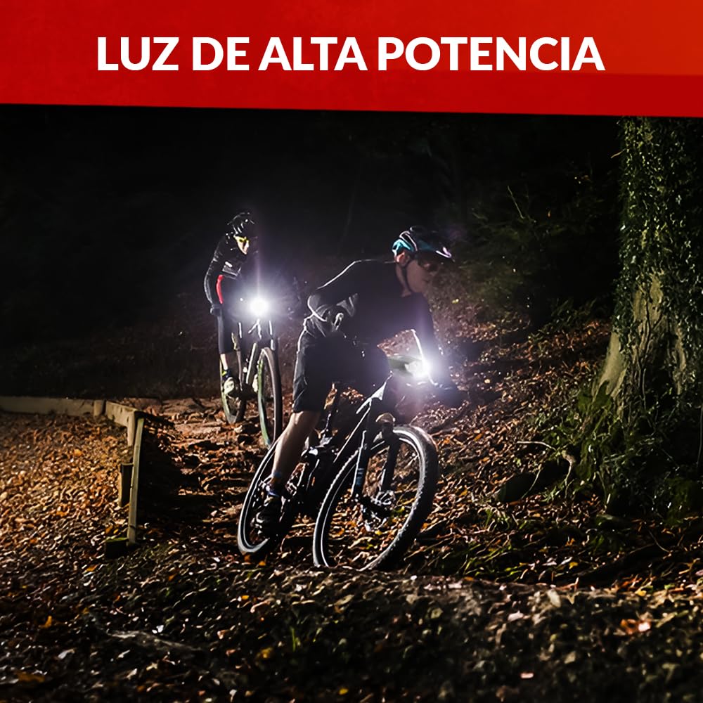 Cesta Bicicleta Delantera Luces Para Bicicleta USB Recargables