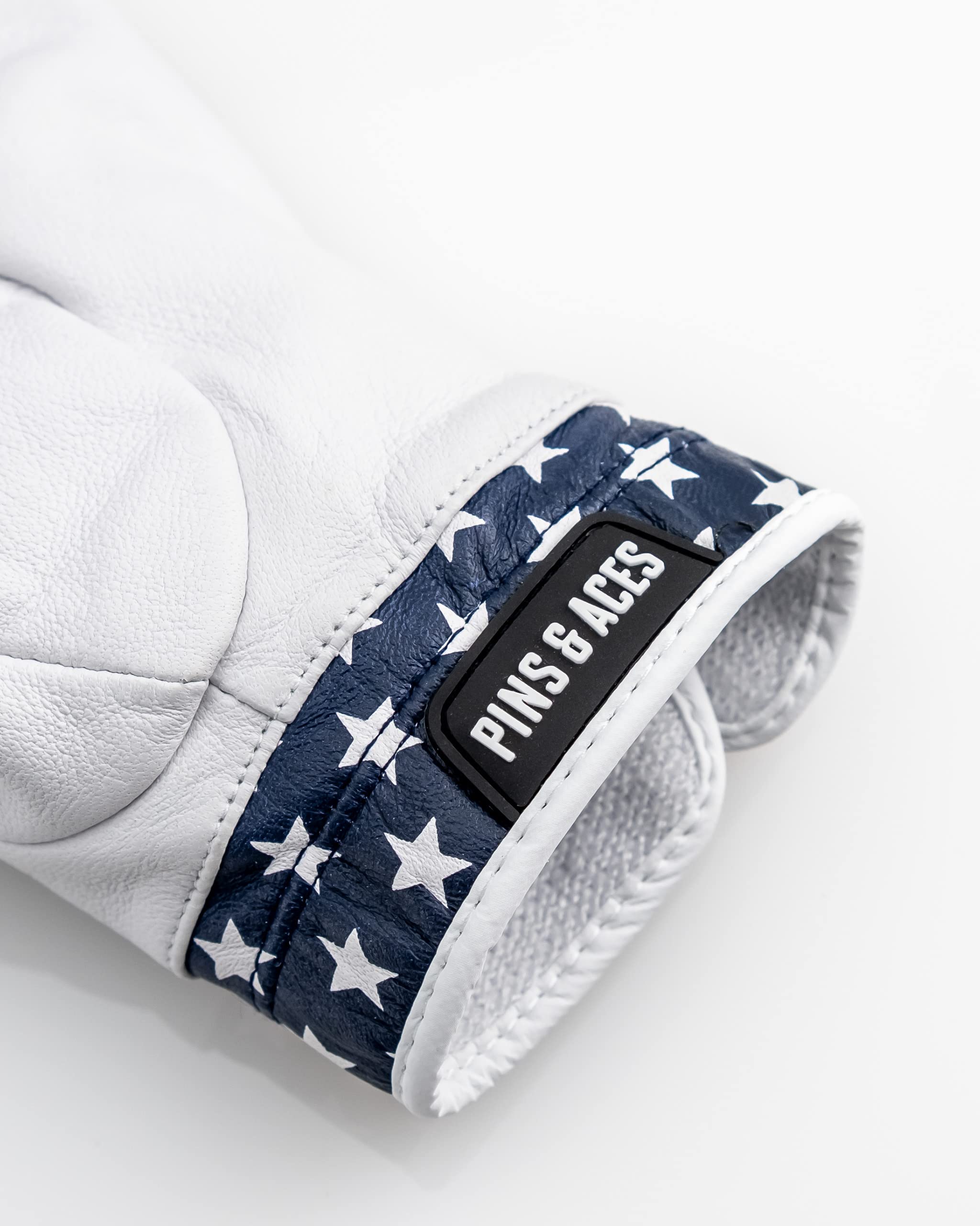Pins & Aces - Gants de golf en forme d'étoiles – Cuir Cabretta AAA de qualité supérieure, gants de tourisme durables pour homme ou femme – Gant de golf en cuir de qualité supérieure pour main gauche