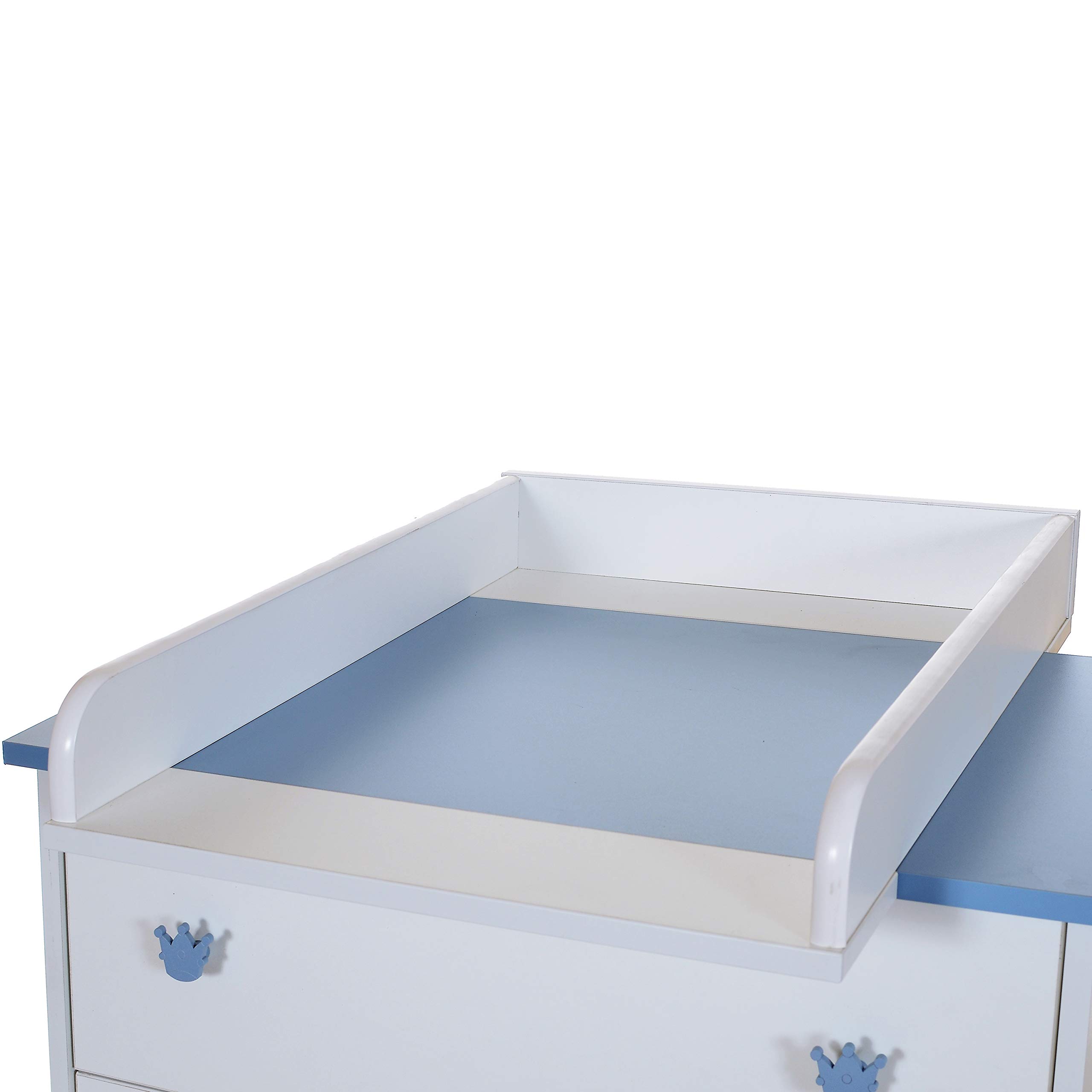 Lot De 3 Organiseurs Suspendus Pour Table à Langer - Polypropylène Écologique Rose Vert Bleu - Rangement Couches & Soins Bébé