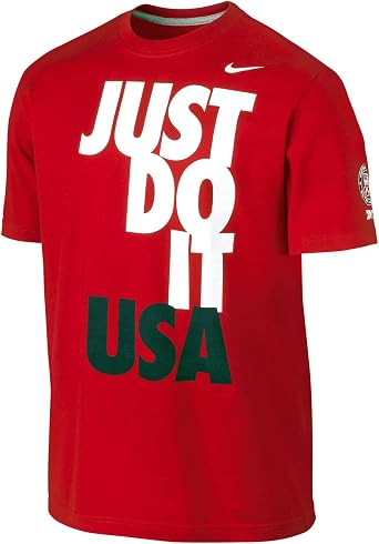 Amazon.com: Nike Just Do It USA Olympics - Camiseta para hombre, Rojo, XL :  Ropa, Zapatos y Joyería