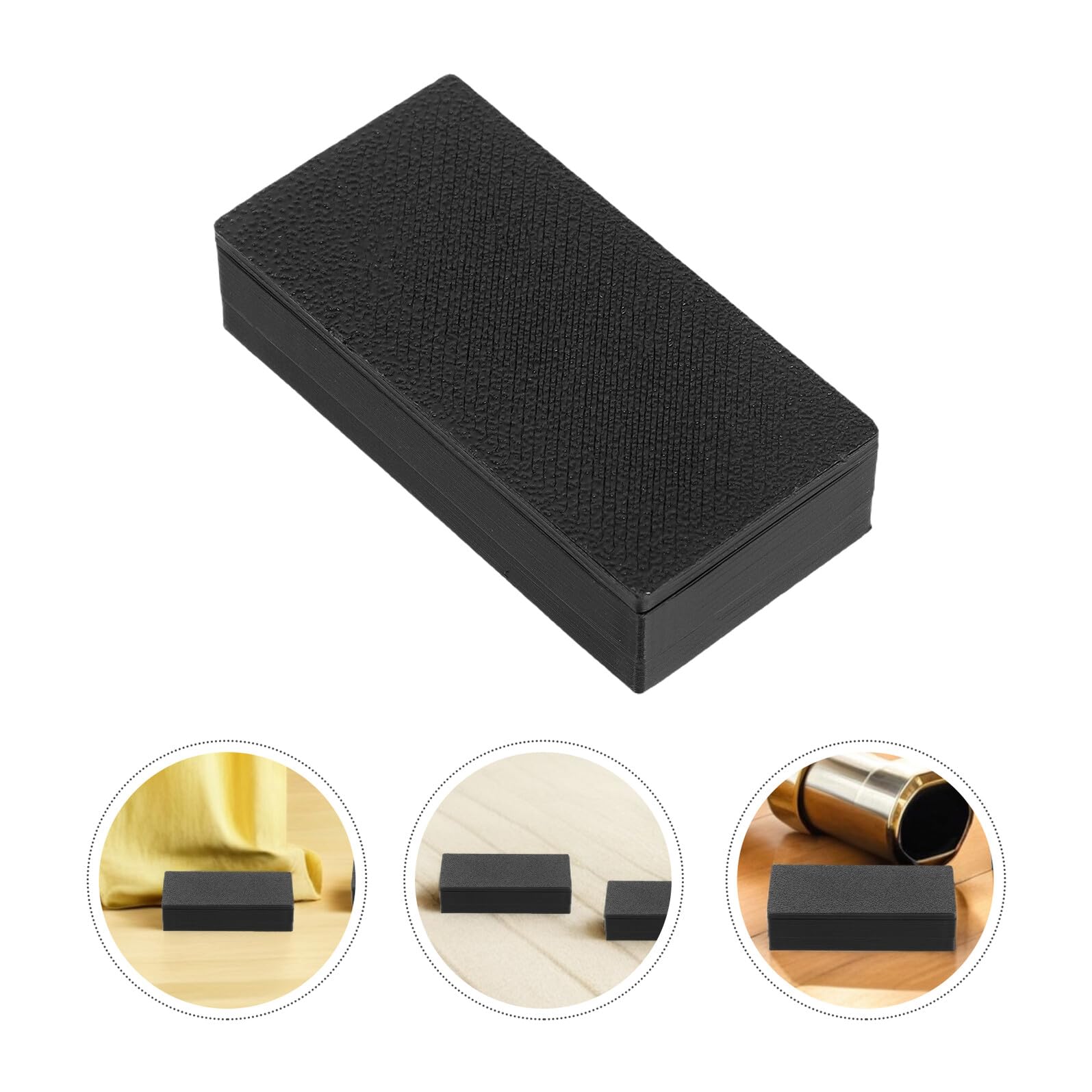 YARNOW Poids Magnétiques pour Rideaux Extérieurs 5 Pièces en Plastique Noir | Résistants au Vent, Installation Facile, pour Rideaux de Bain, Drapeaux de Jardin, Nappes