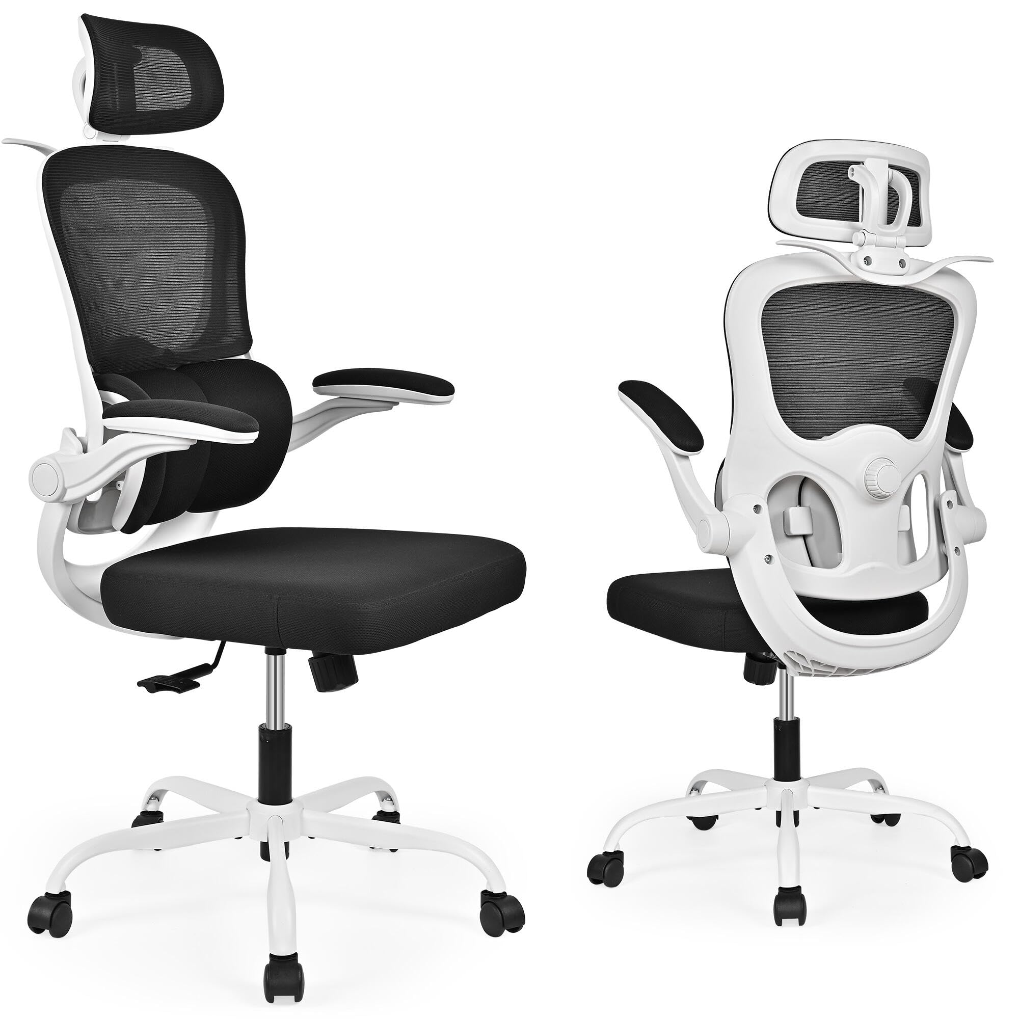 Moustache Luxury Ergonomic Office Desk Chair with Lumbar