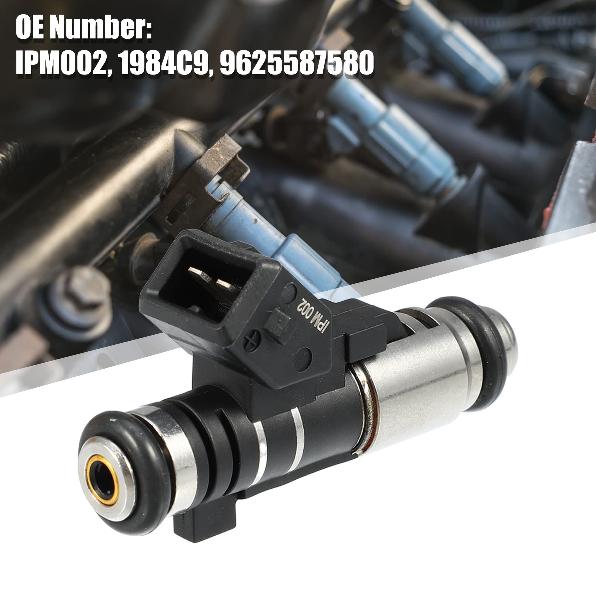 A ABSOPRO Injecteur De Carburant Pour Peugeot 206 98-12 4 Pcs