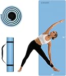 10mm Yoga Mat Thick Wide Large for Home Workout Carrying Strap | Non Slip TPE Exercise Mats Joint-Friendly Stable,76"x28"Extra Tapis Entrainement Au Sol Fitness ,Pilates Gym Travel Men Women