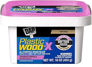 DAP Plastic Wood-X with DryDex Wood Filler, Natural, 16 Oz (7079800542)