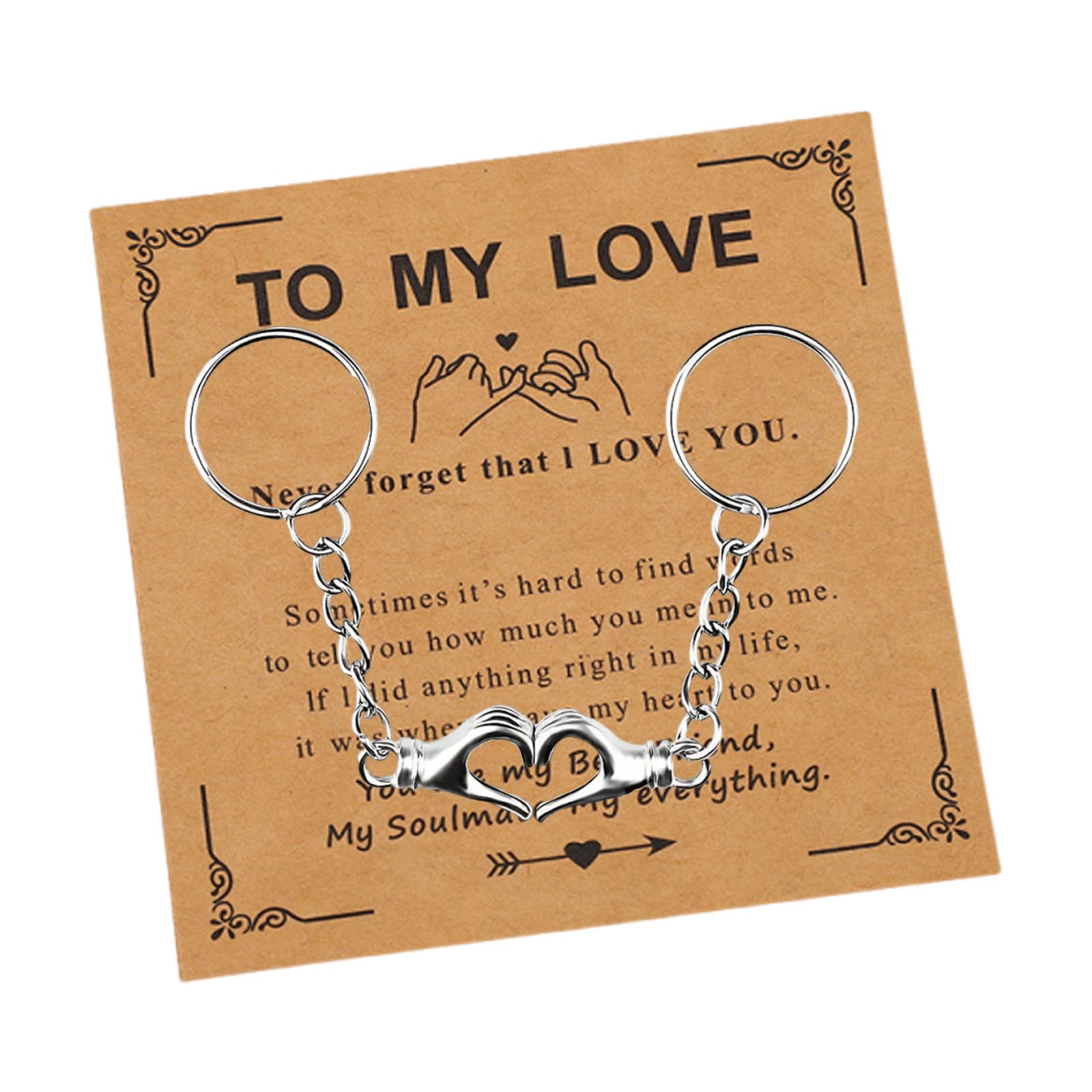 Plorede Couples Keyrings, Personalised His and Hers Keychains, Matching Keyrings for Boyfriend Girlfriend Husband Wife, Cute Gifts for Best Friend Anniversary Birthday Wedding Gift