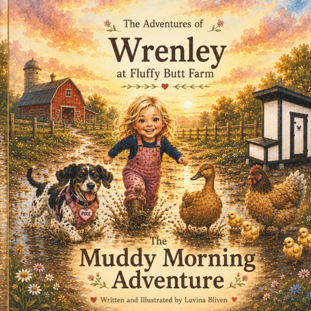 The Muddy Morning Adventure (The Adventures of Wrenley at Fluffy Butt Farm)