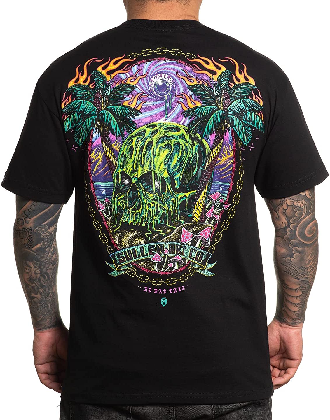 SullenSullen Men's No Bad Daze Standard Short Sleeve T Shirt