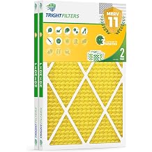 TRIGHTFILTERS 20x30x1 Air Filter MERV 11 HVAC Furnace Filter Pleated 2 Pack