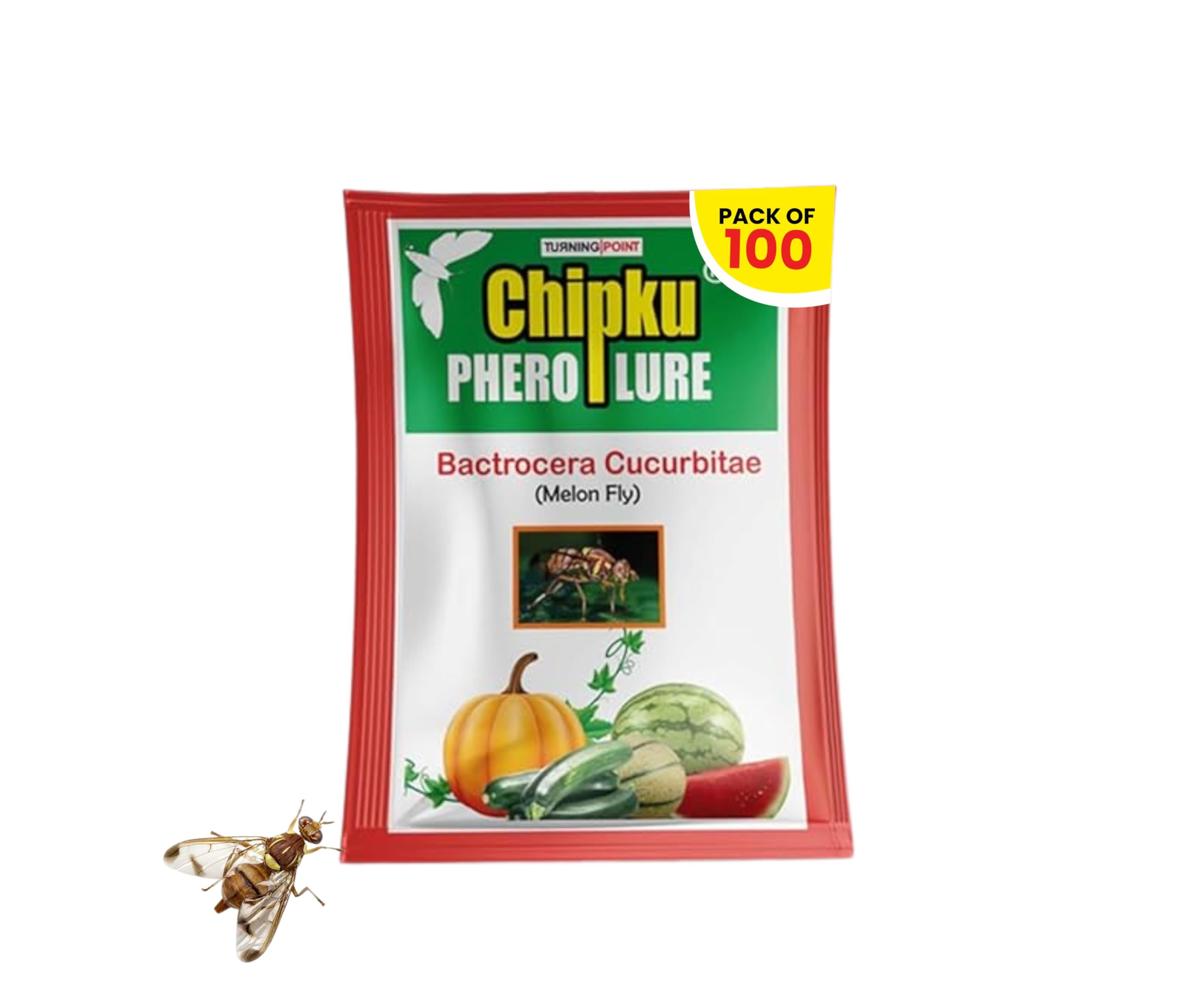 Chipku- Pheromone Lure for Melon Fly (Bactocera cucurbitae) Pack of 100 Melon flu Lure only-picture-17