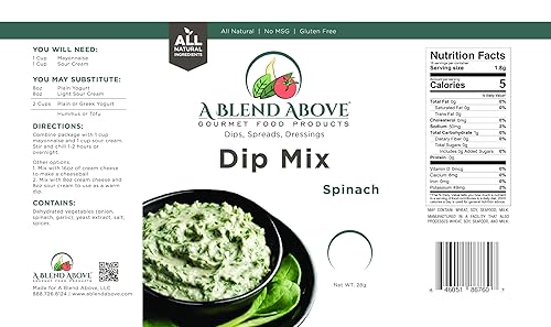 Miniatura 12 de A Blend Above - Mezcla de salsa de queso de cerveza, 1 oz, (paquete de 3), sin gluten, sin MSG, todo natural, sin conservantes, inmersión