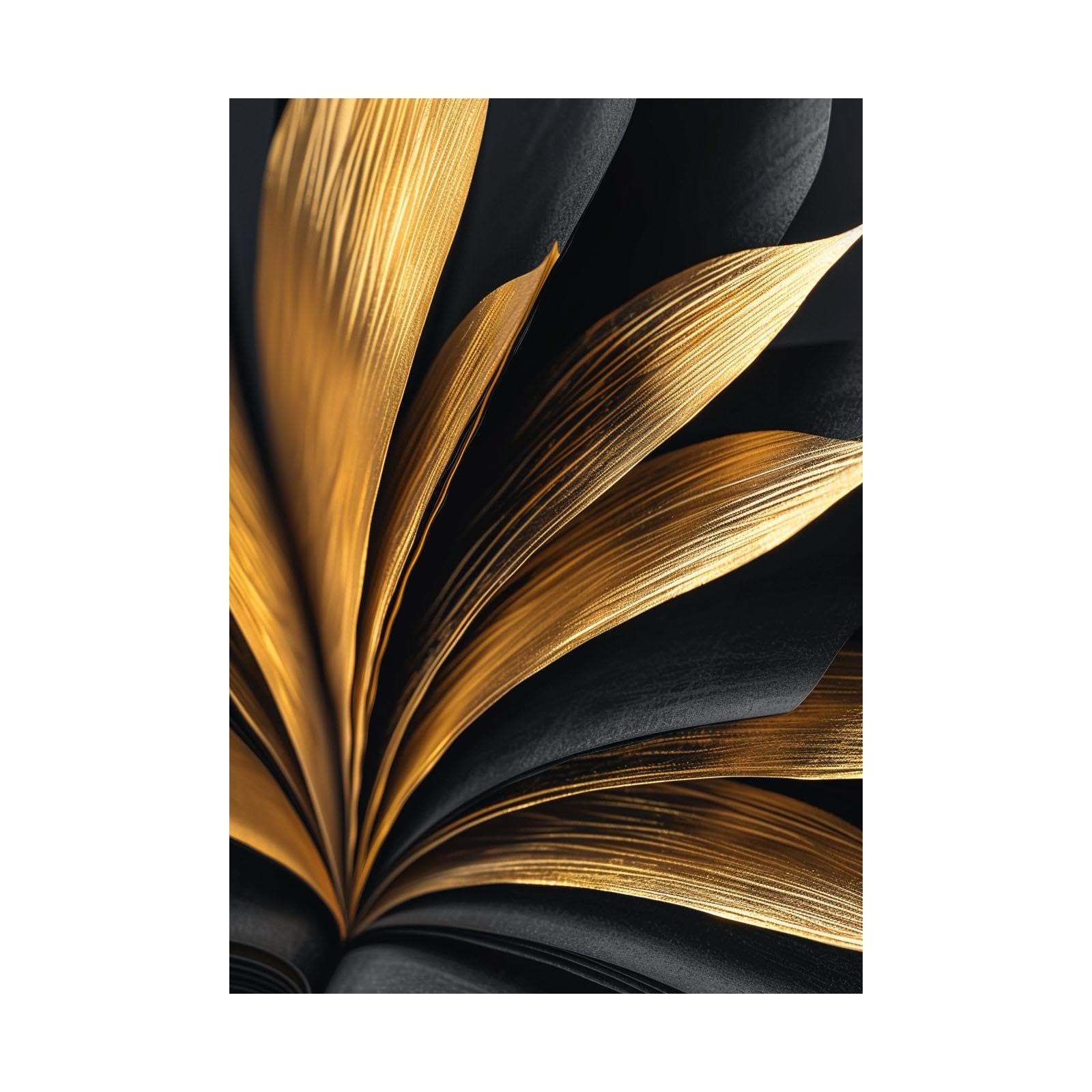 Tableau decoration murale fleurs abstraites grand format - 8