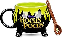 Vista 4 de Disney Hocus Pocus - Taza cambiante de color con cuchara