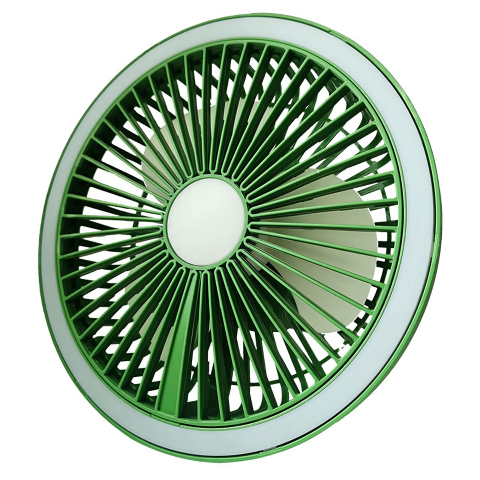 Ventilateur de plafond pour camping et maison portable rechargeable USB à 3 vitesses