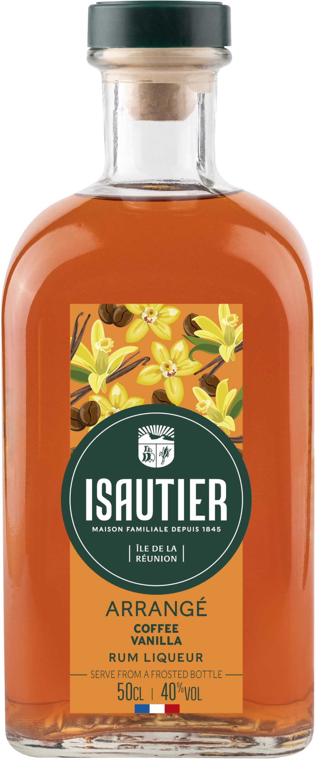 Isautier Arrangé COFFEE VANILLA Rum Liqueur 40% Vol. 0,5l