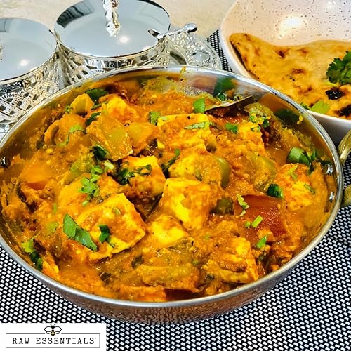 Miniatura 4 de Raw Essentials Curry en polvo, sabor terroso y picante, ideal para platos indios y asiáticos, ideal para guisos, arroz, carne y verduras, sin OMG,