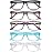 AIMISUV 5 Pack Reading Glasses for Women Men Blue Light Blocking - UV Filter Computer Readers,Anti Eyestrain Eyeglasses