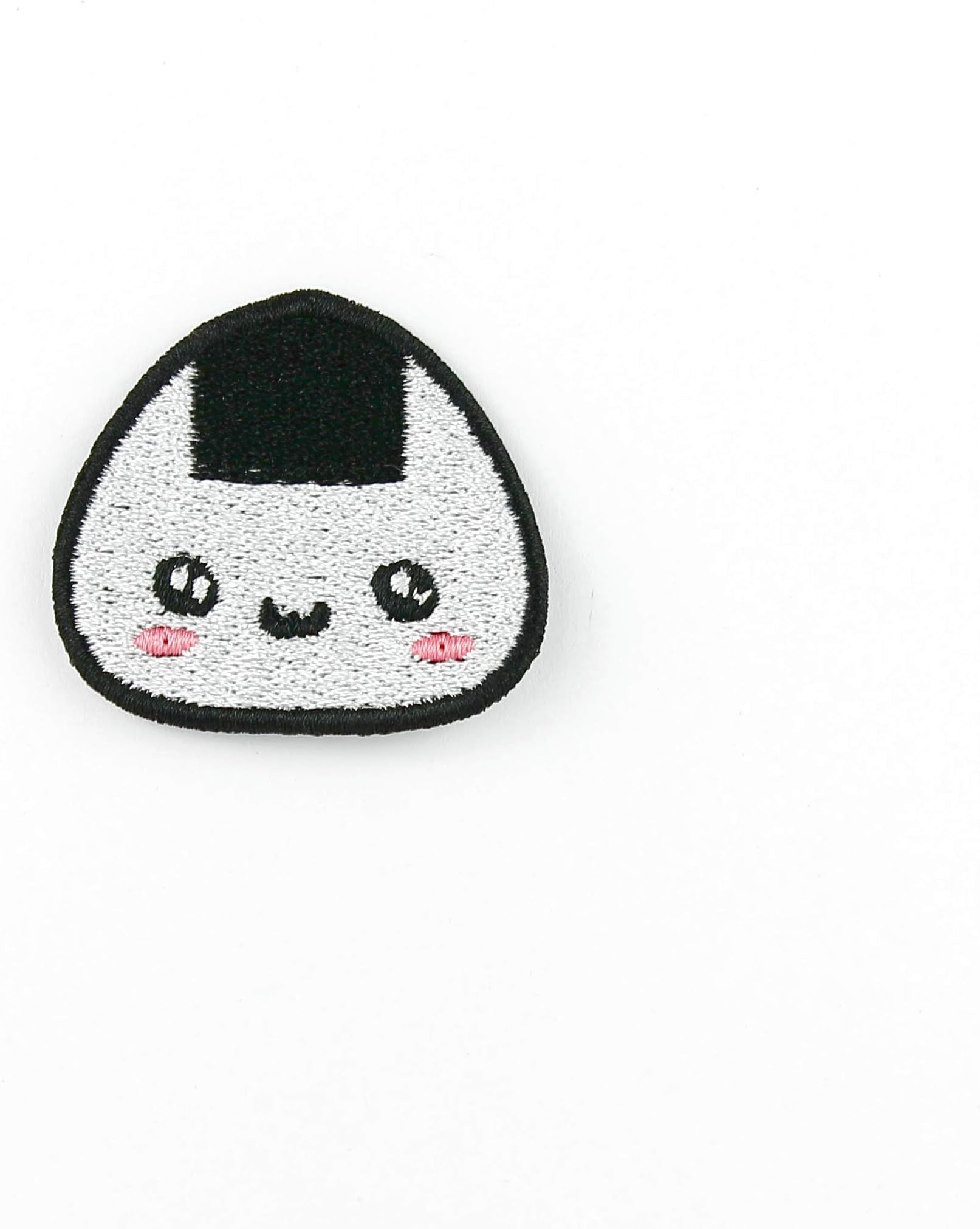 Onigiri sushi Rice Ball Kawaii Embroidered Iron On/Sew On Patch or Hook Back