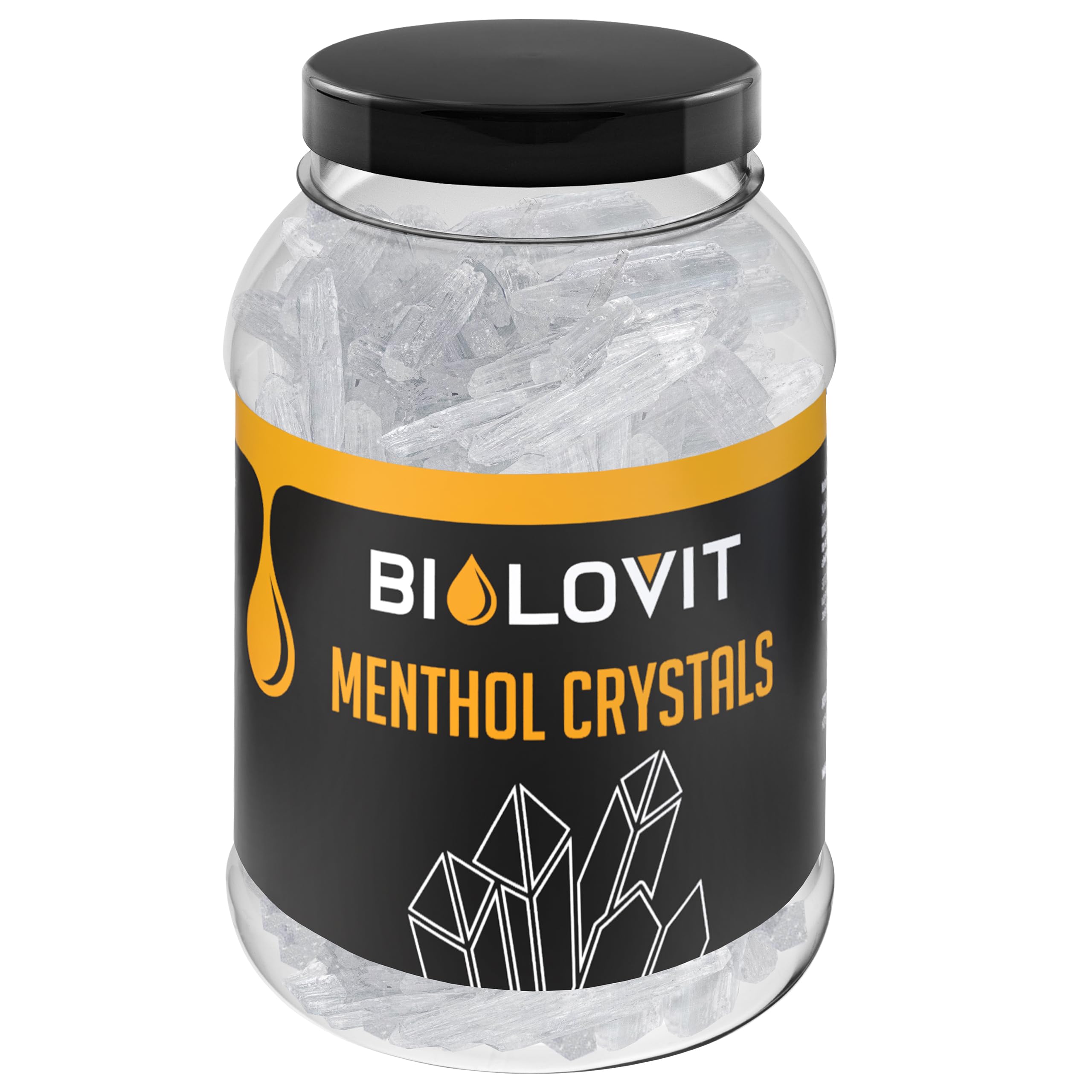 Bilovit Cristaux de menthol 1000 g 100% menthol cristallin pour sauna