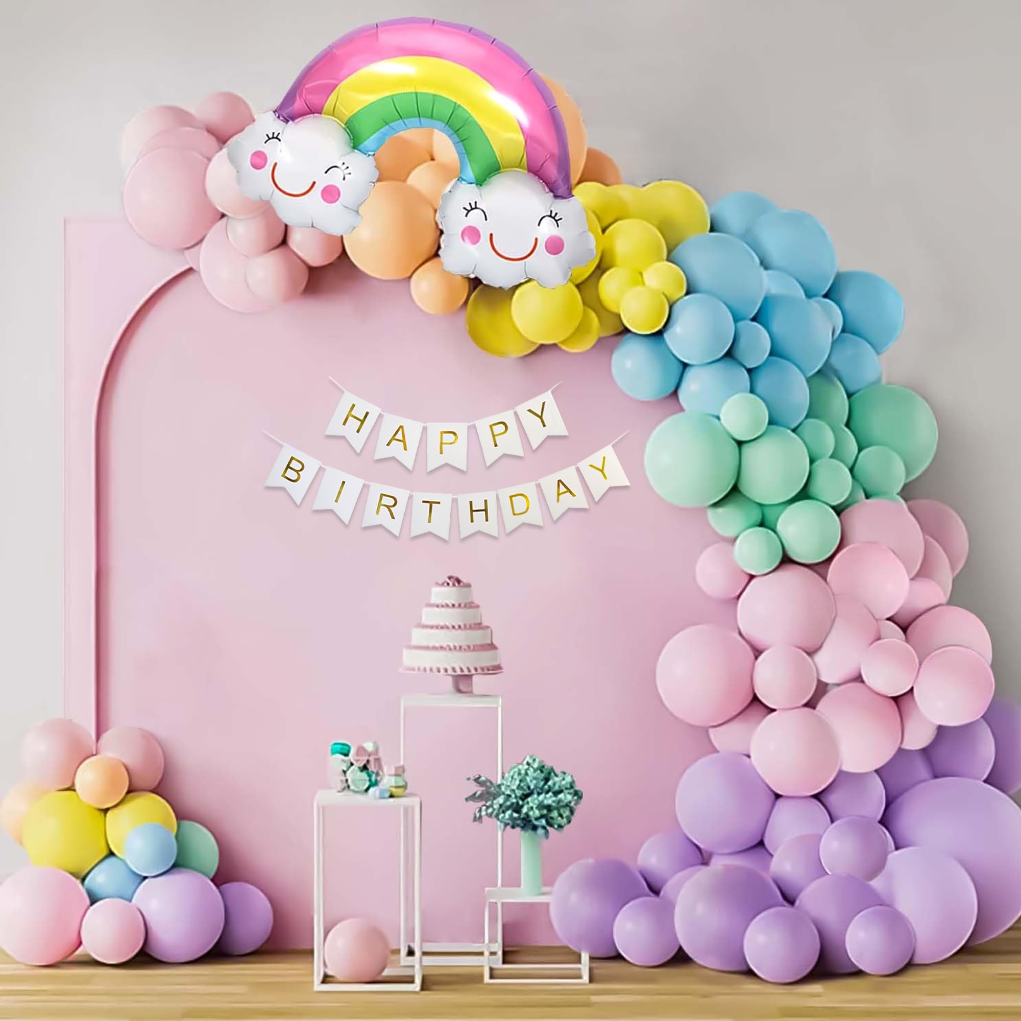 Cloud Frills Wall Hanging - 8 Paper Clouds -14 Cloud Frills Wall Hanging - 8 Paper Clouds -14