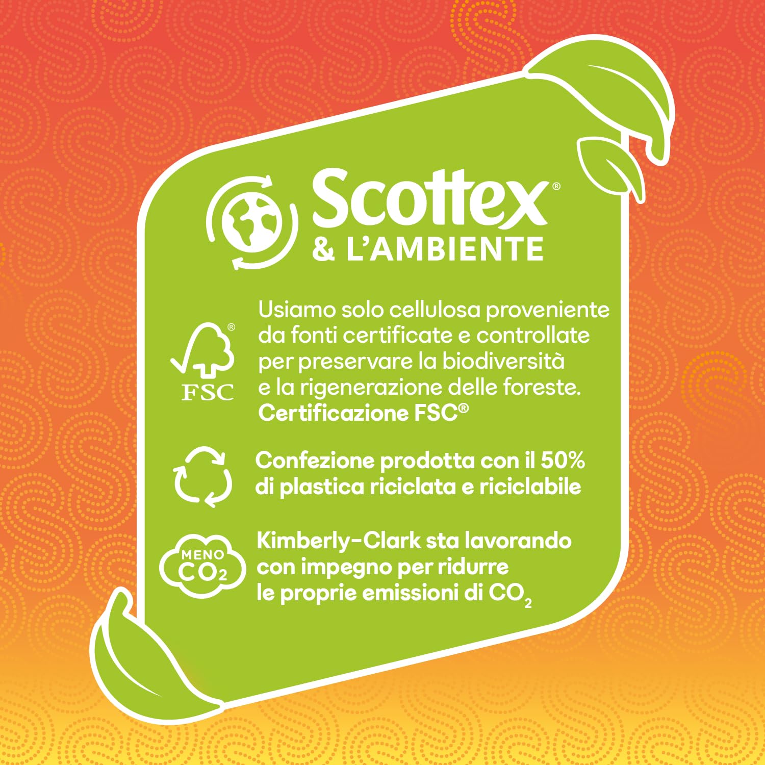 Scottex Quanto Basta, Carta Cucina, Opzione Mezzo Strappo, Con Carta certificata FSC, Confezione da 24 Maxi Rotoli