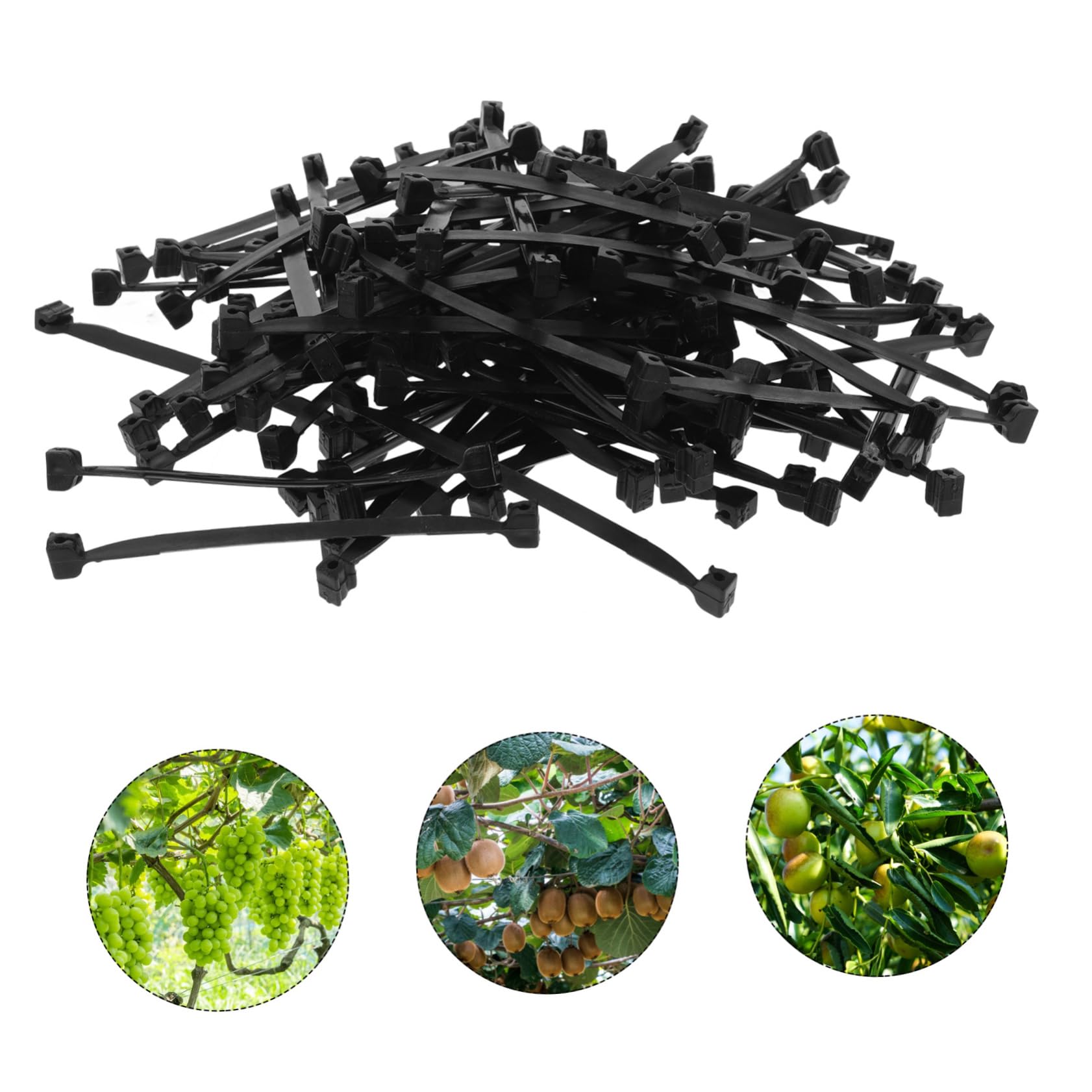 Toyvian 1tasche Garten Clips Für Pflanzenstütze Kunststoff-bindeklammern Für Weinreben Und Obst Pack Wetterbeständig Und Flexibel Für Gartenarbeit Und Pflanzenpflege