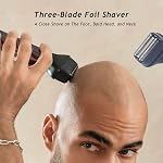 Aesfee 5-in-1 Beard Trimmer for Men, Waterproof Electric Razor & Hair Clippers Set with 20 Precision Dial Lengths, USB-C Charging Dock Shaving Kit