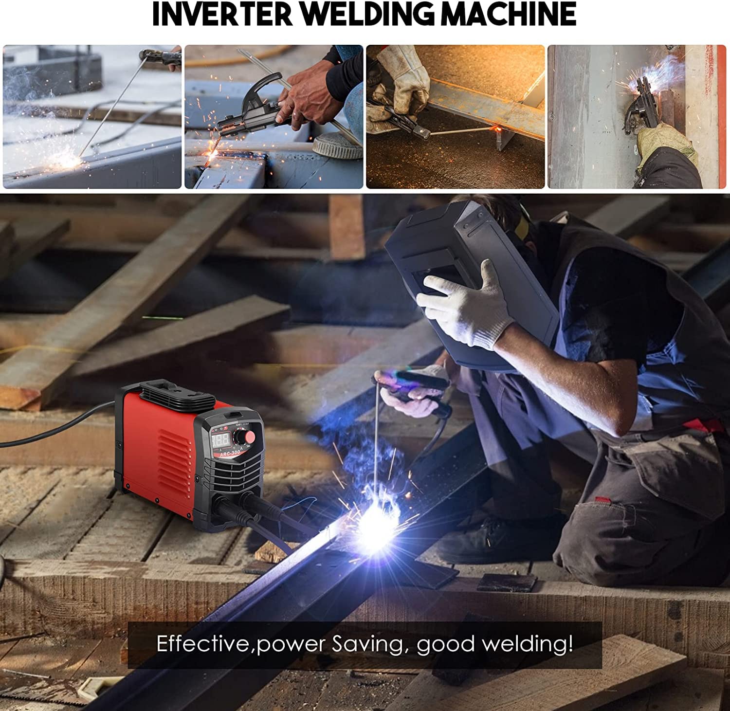 Saldatrice Inverter ARC MMA 300 Amp IGBT Digital Display LCD 220 V Welder