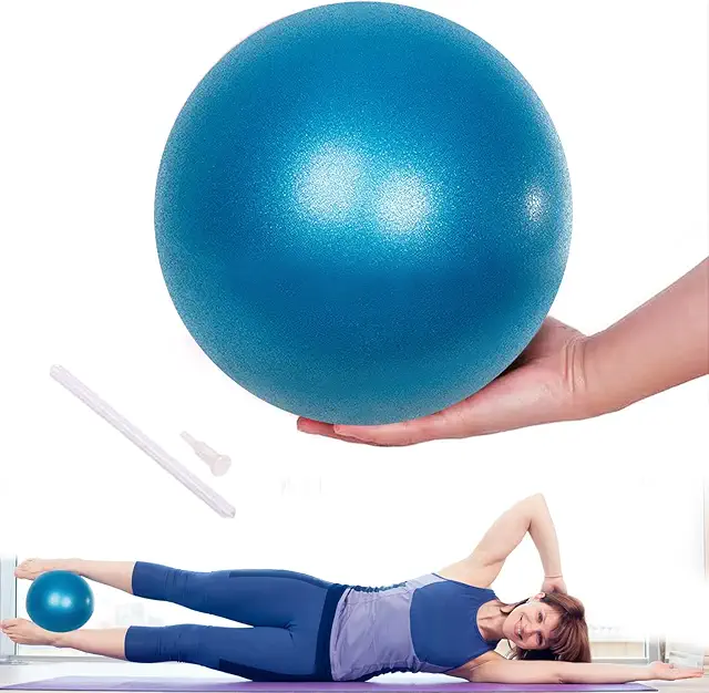Lanjue 25 cm Anti-Rutsch Pilates Ball für Yoga, Fitness & Balance Training