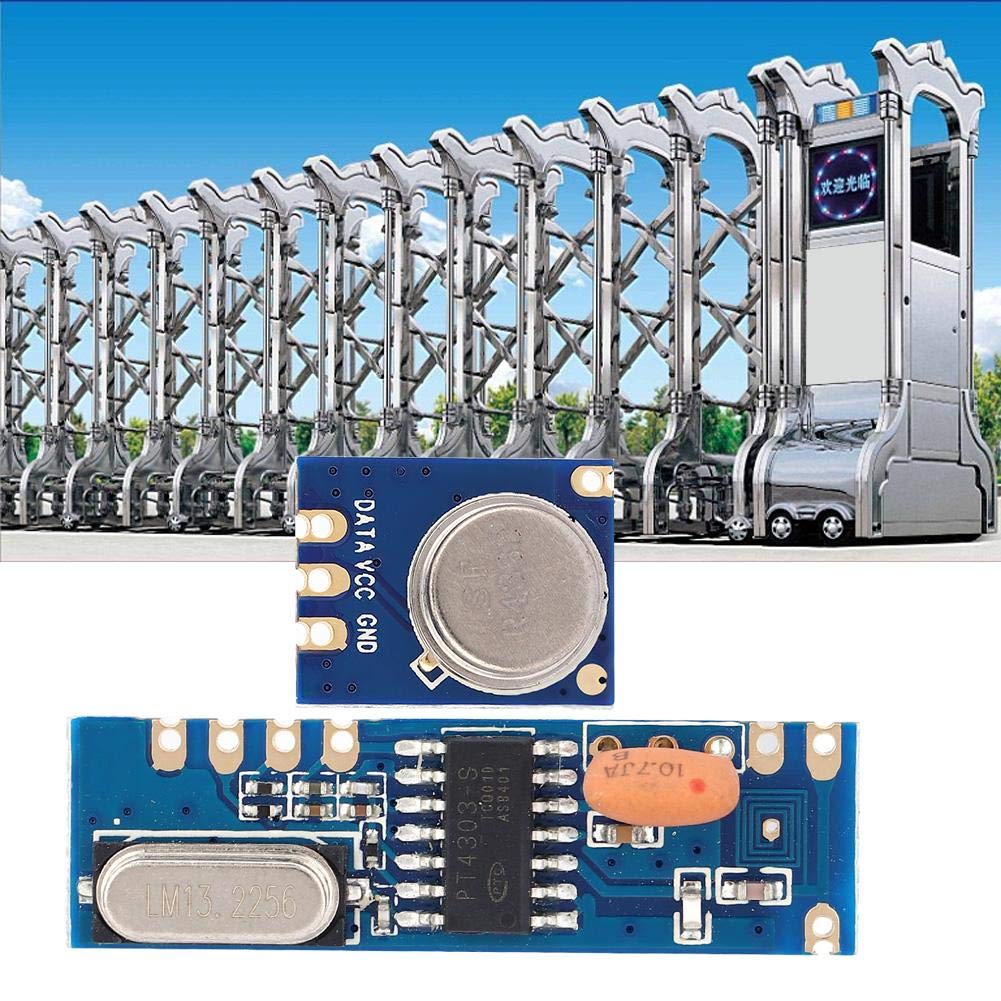 VOBOR STX882 + SRX882 + 433MHz Federantenne Ask Wireless Transceiver Receiver Modul Kombination (STX882+SRX882)