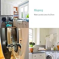 Vista 3 de Soporte para Puerta de Lavadora, Magoog Soporte para Puerta de Lavadora de Carga Frontal, Mantiene la Puerta de la Lavadora de Carga Frontal Abierta