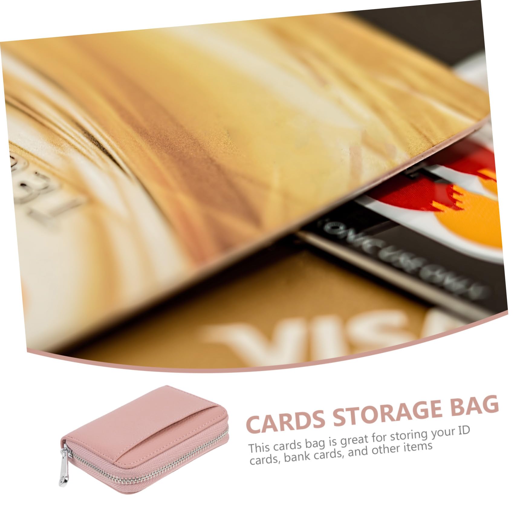 SHERCHPRY 3piezas Portatarjetas De Crédito De Piel De Vaca Organizador De Tarjetas De Gran Capacidad Tarjetero Multifuncional Elegante y Portátil para Uso Diario