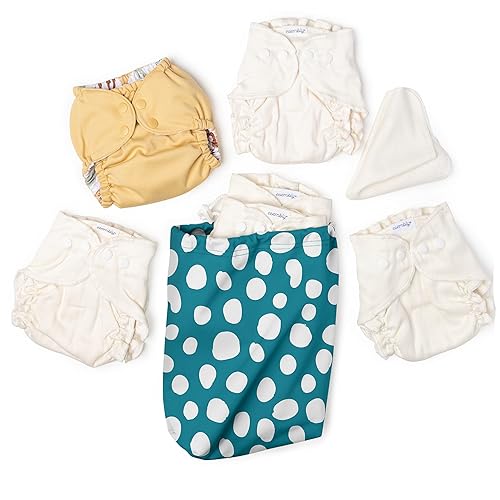 Miniatura 3 de Esembly Ditty Bag Duo, bolsas impermeables para pañales de tela, accesorios de bebé desordenados, trajes de baño, ropa de gimnasio, artículos de